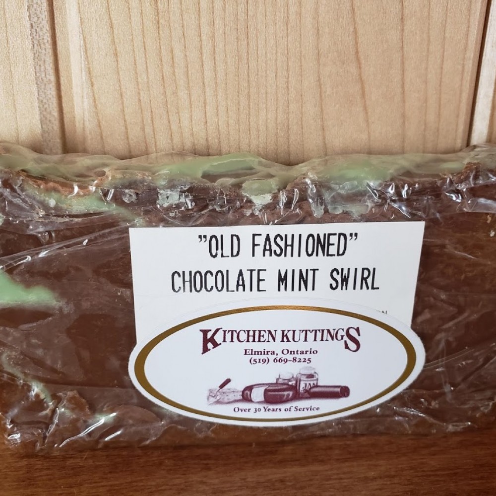 Old Fashioned Chocolate Mint Swirl Fudge